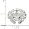 Sterling Silver Crab Slide Charm Pendant Cancer Jewelry 17mm x 21mm